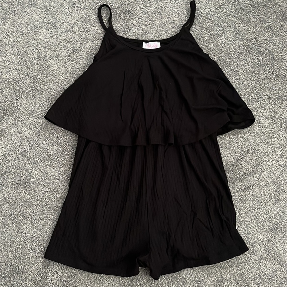 Pink Lily Forgetting the Past Romper - Picture 3 of 4